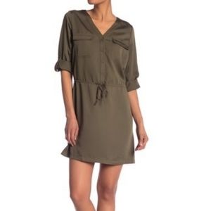 🌸Max Studio Rolled Sleeve Shirt Dress